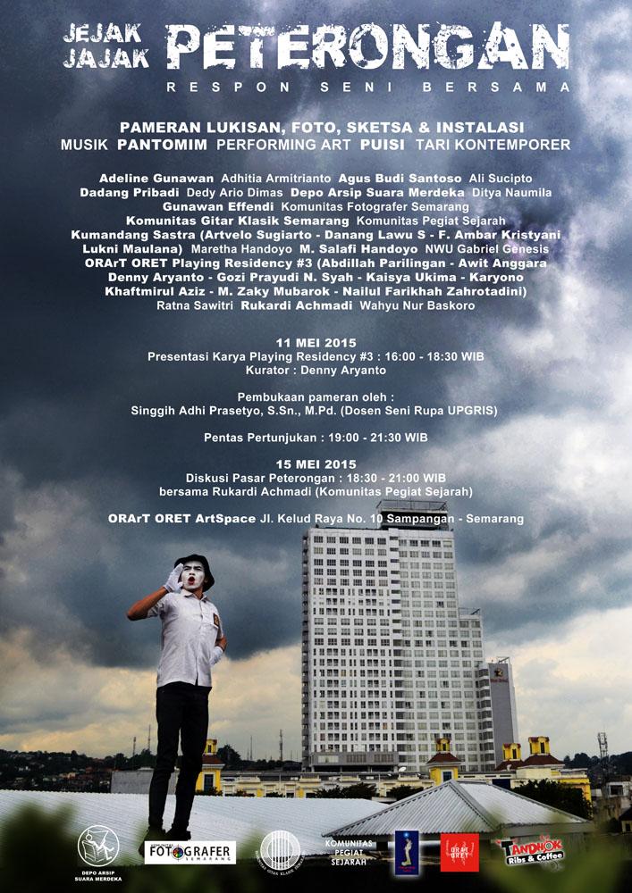 ORArT_ORET's tweet photo. JEJAK JAJAK PETERONGAN | Pameran merespon Pasar Peterongan | 11/05/15 4-9PM | OO ArtSpace Kelud Raya 10 Sampangan http://t.co/NoCdEIcBwX