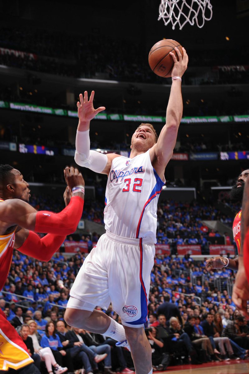 Blake Griffin: 1st player since Dwight Howard in '09 to post 10+ rebounds  in first 10 games of playoffs., image size:799x1200