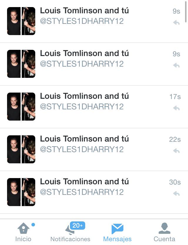 STYLES1DHARRY12's tweet photo. RT for a solo DM with Louis.

Mbf me and @souIwars 

1 minutes. http://t.co/JuXXjIVmym