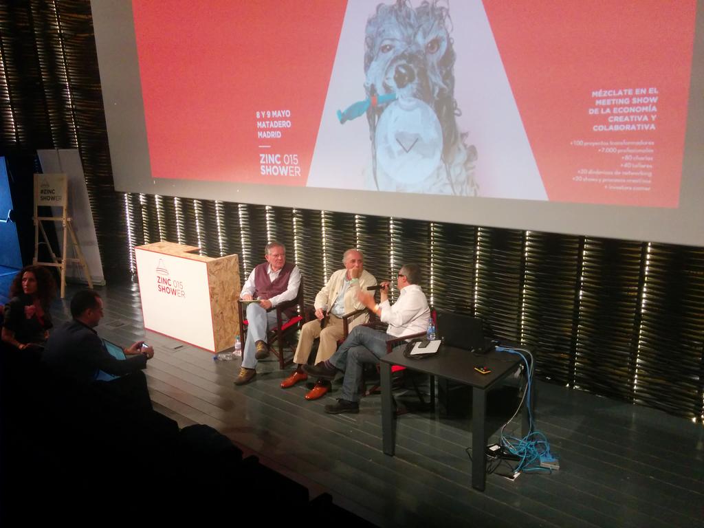 jfreire's tweet photo. Parte del consejo asesor en @teamlabs, @alafuente y @ARdelasH, dialogando sobre economía creativa con @felixlozano http://t.co/D45aPzDAs1