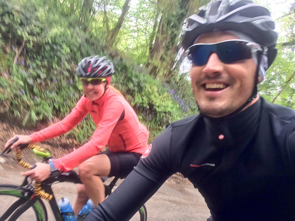 RGActive's tweet photo. 100miles completed by most of the group on yesterday's #Corporate ride in #SurreyHills. #ColsToCannes her we come! http://t.co/WuAh4DsqXy