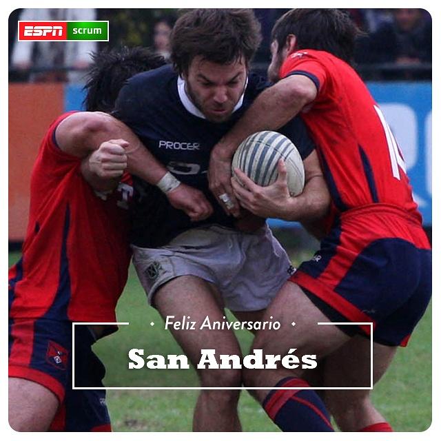 ScrumESPN's tweet photo. #Rugby #URBA #FelizAniversario para @clubsanandres1, que fue fundado el 9 de mayo de 1911 y hoy festeja 104 años! RT http://t.co/enWaWHlagA
