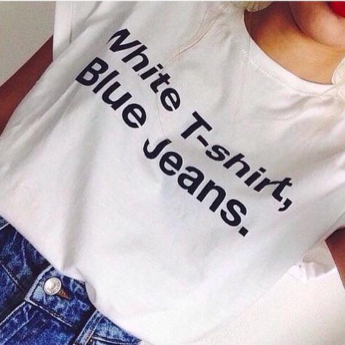 HijapL's tweet photo. @BLUEFASHION5  white T-shirt 
Blue jeans #bluefashionnike 
Perfect designer http://t.co/1z67OzXK9S