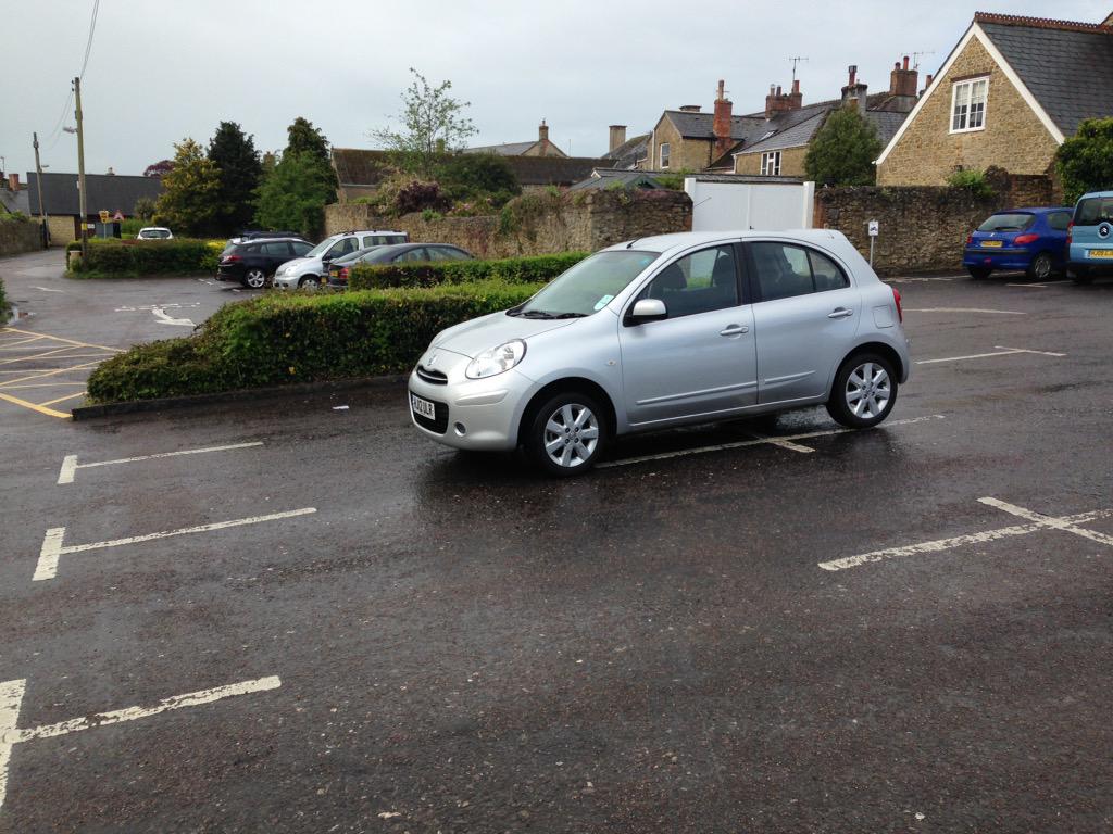 Excellent parking today by someone!