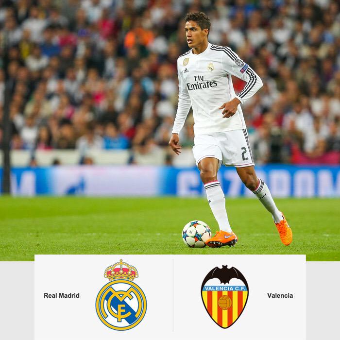 raphaelvarane's tweet image. Ce soir 20H - #Liga36
REAL MADRID VS. VALENCIA
Merci pour tous vos encouragements ! #TeamVarane