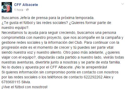 ¿Te gusta el fútbol y las redes sociales? ¡Únete a nosotros!