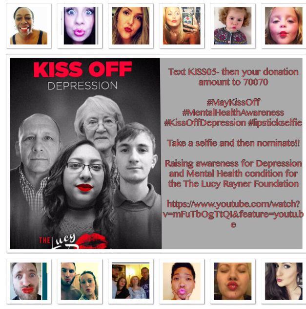 D_westwood's tweet photo. @MissJessWright_ please RT to help raise awareness for @TheLRFoundation #Maykissoff #KissOffDepression campaign 💋 http://t.co/zxLXSflAYg