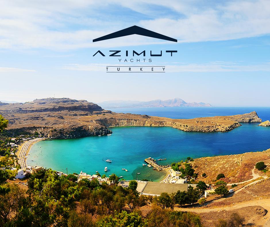 12 Adalar Grubu’nun incisi Rodos, yaz mevsimine güzel bir başlangıç için oldukça ideal. #azimut #azimutturkey #yacht
