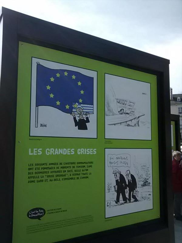 Mde_CIED_Rennes's tweet photo. Exposition "c'est la fote à Bruxelles" @GrainedEurope à découvrir jusqu'au 23 mai place #Hoche @metropolerennes http://t.co/gzA5M16KSx