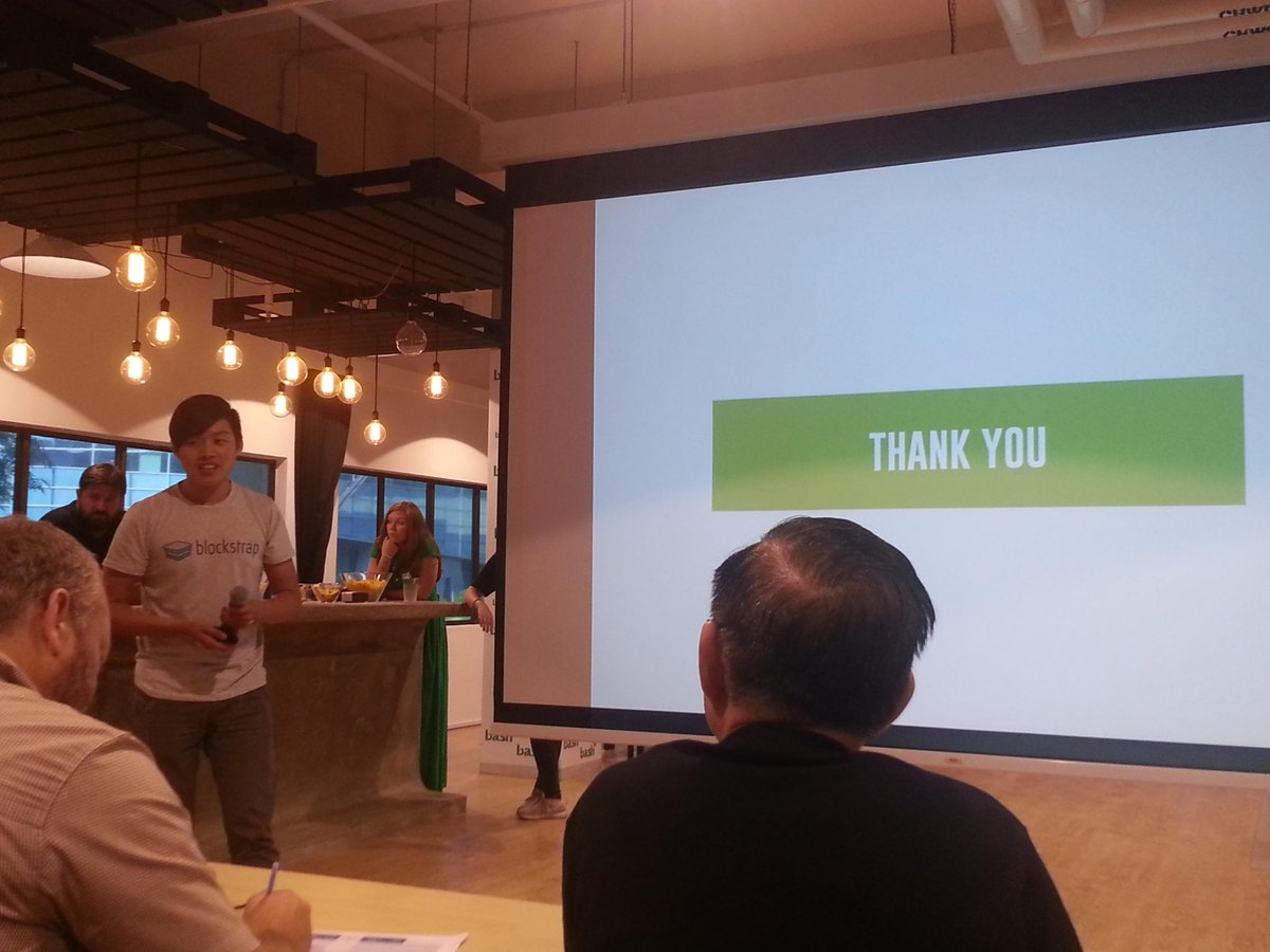 blockstrap's tweet photo. Jayven from Avocado rocking our t-shirt and shaking up the remittance game at the #DBSblockchain hack http://t.co/yp7szvZIpq
