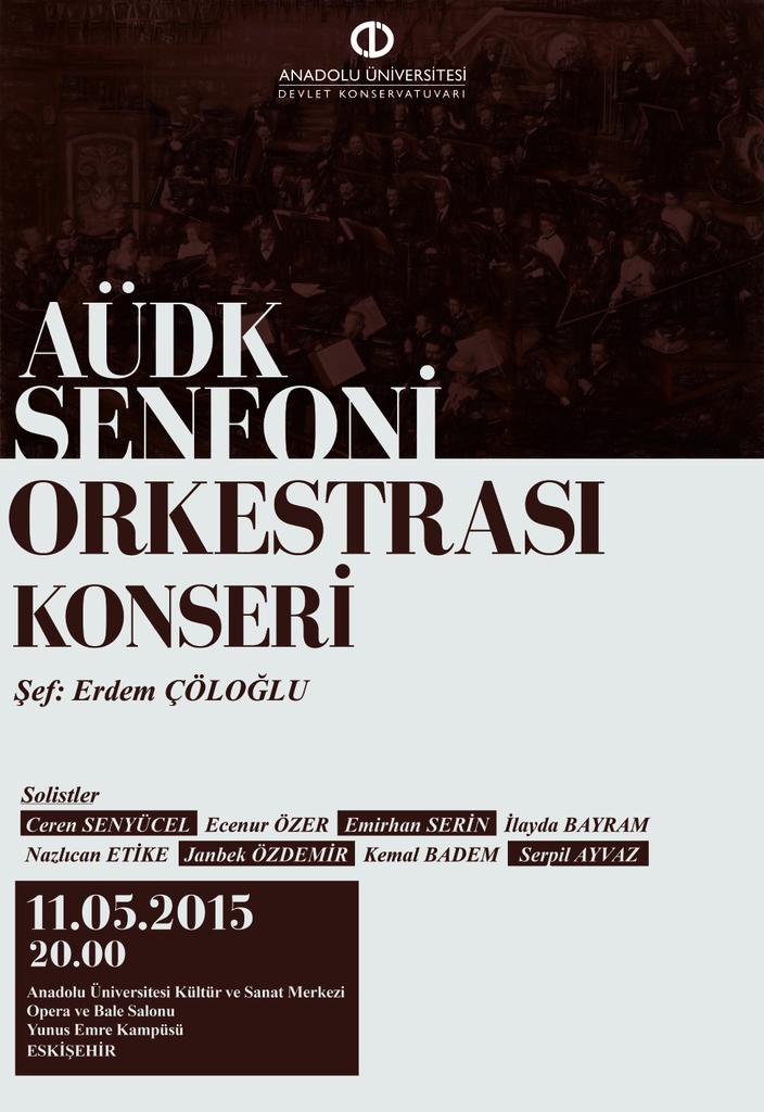 Programda Vivaldi-Mozart-Cimarosa-Puccini-Mendelssohn ve Lalo'dan çeşitli eşlikli müzikler ile