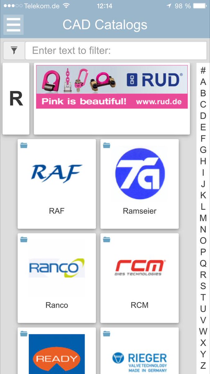 Free_3DCADalogs's tweet image. Cad Models App for Android and IOS with many #3DCatalogs and #3Dmodels