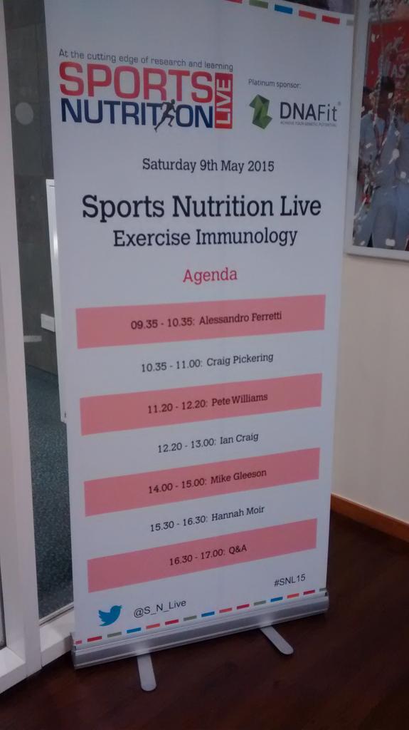 DrHannahMoir's tweet photo. Great line up at today's @S_N_Live #snl15 http://t.co/yeY7okZOUd