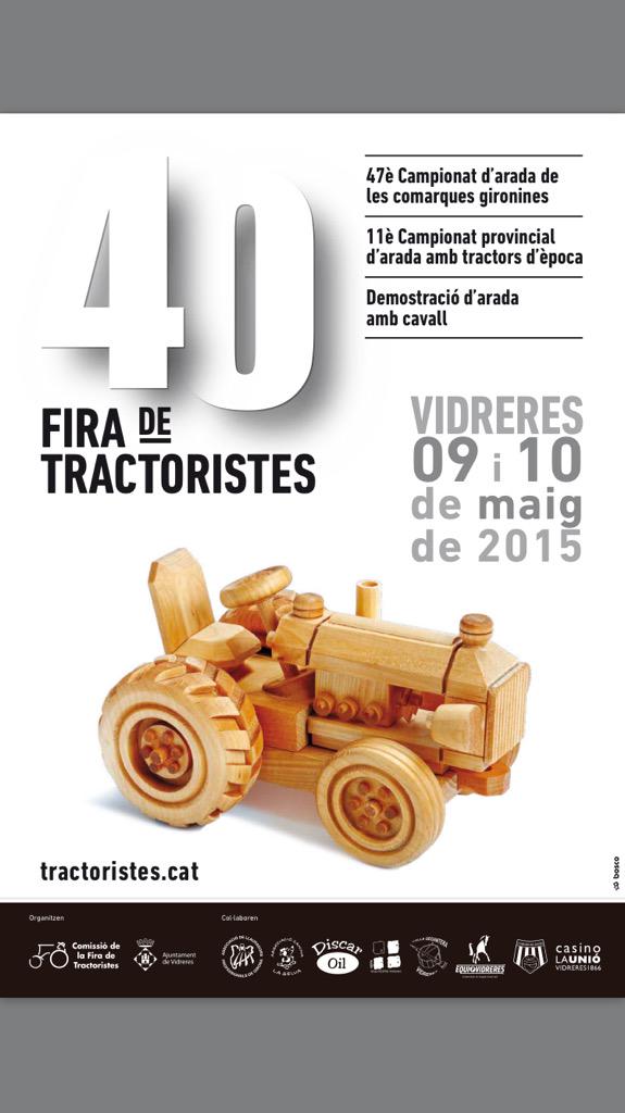tractoristes's tweet photo. Ja ha arribat el gran dia!! Comencem amb la 40a Fira de Tractoristes!! http://t.co/Iv8U0nXRyl