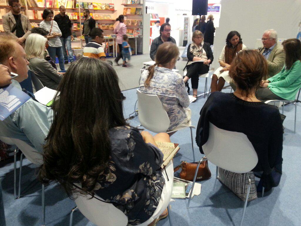 ahab1972's tweet photo. Session on translation #ADIBF2015Pro @ADIBF http://t.co/43Jezx2riM
