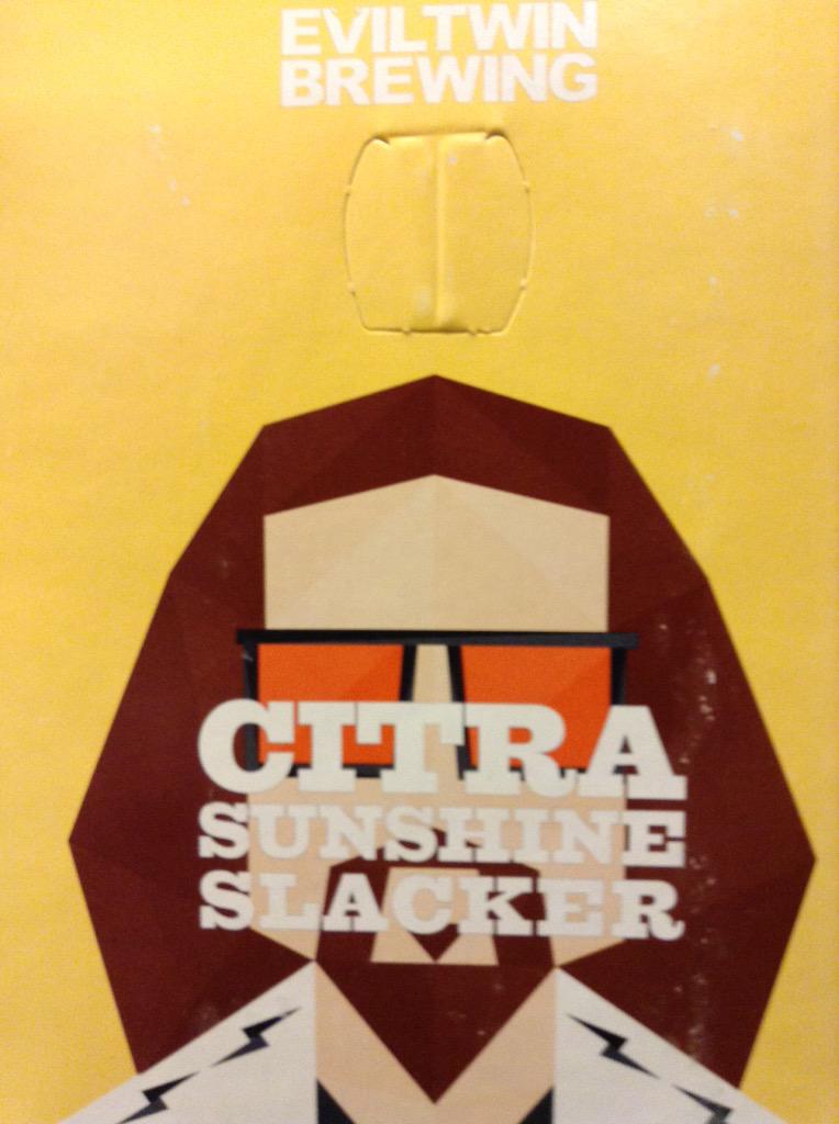 Collaborations are awesome Citra Sunshine Slacker session  IPA <a href="/EvilTwinBrewing/">Evil Twin Brewing</a> <a href="/7venthSunBeer/">7venth Sun Brewing</a> #craftbeer #TAMPA