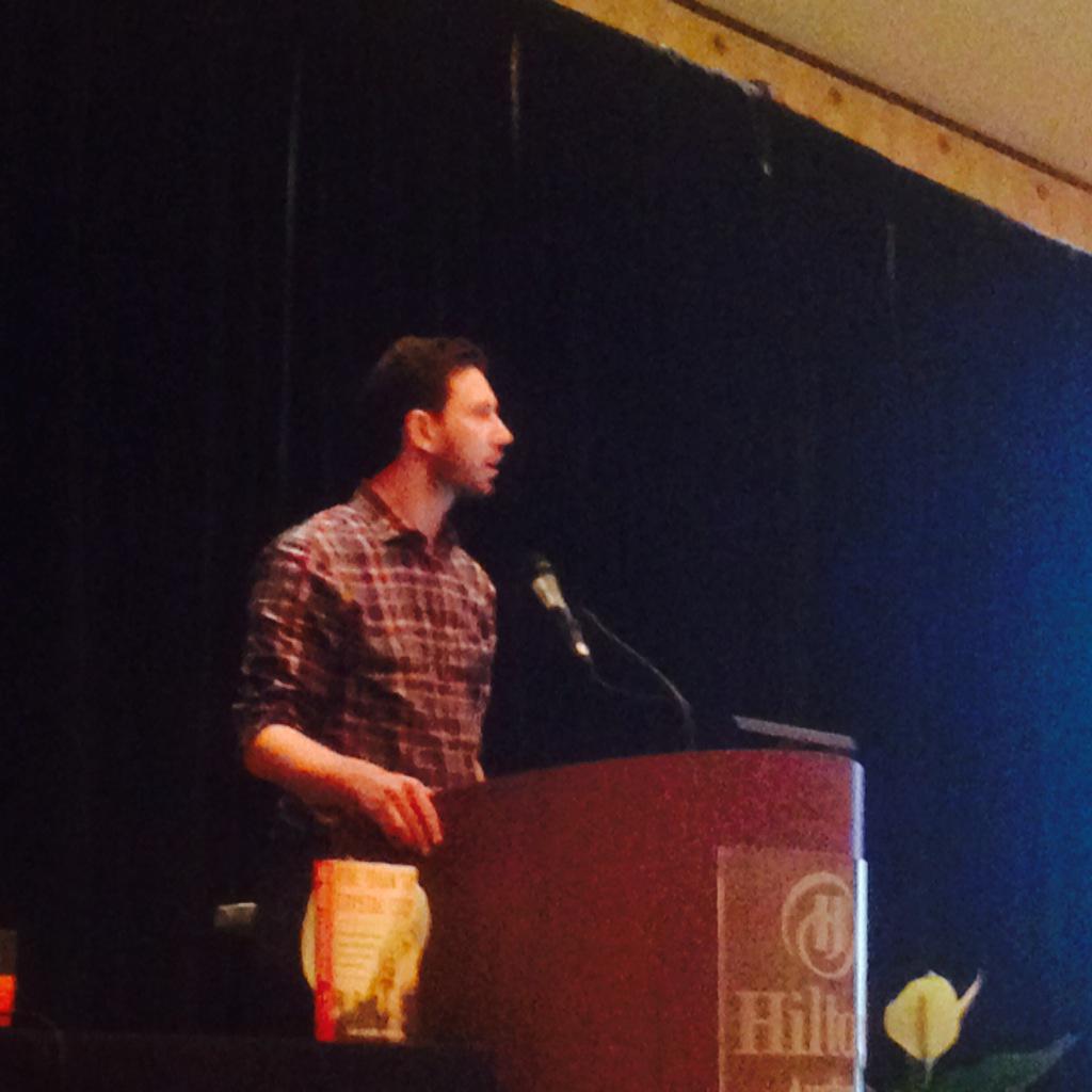 OneJusticeOrg's tweet photo. Woot! Our own Mike Winn telling the OneJustice story at today's storytelling plenary at #2015EJC! Feedback next! http://t.co/ZfTeT9gflw