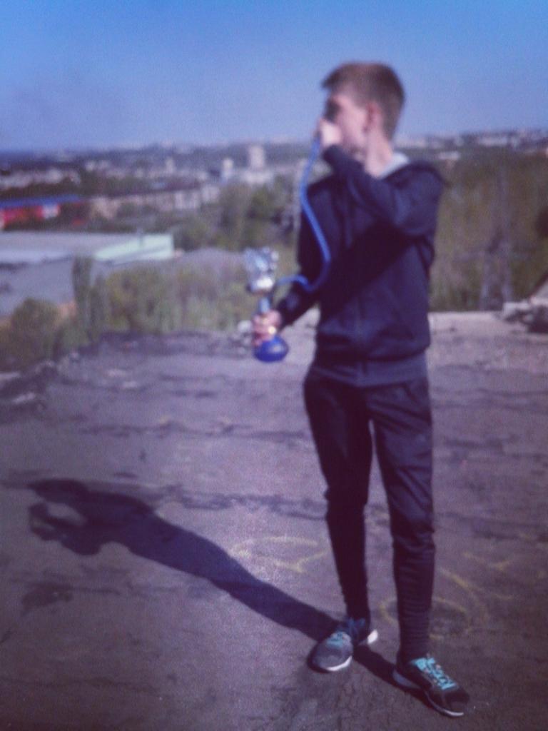 Сегодня на крыше заброшки курили кальян