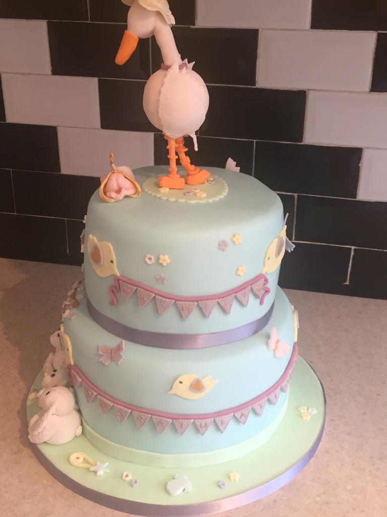 CakeAPeel's tweet photo. My Latest Project A Baby Shower Cake http://t.co/NyRWfOrNRG