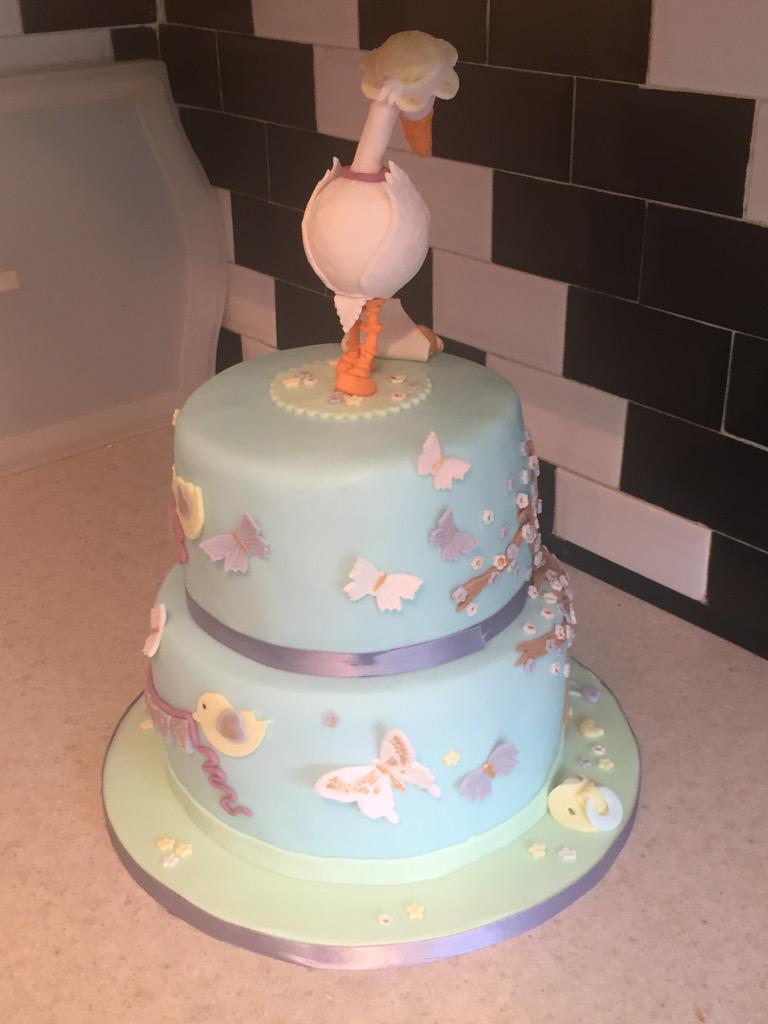 CakeAPeel's tweet photo. My Latest Project A Baby Shower Cake http://t.co/NyRWfOrNRG