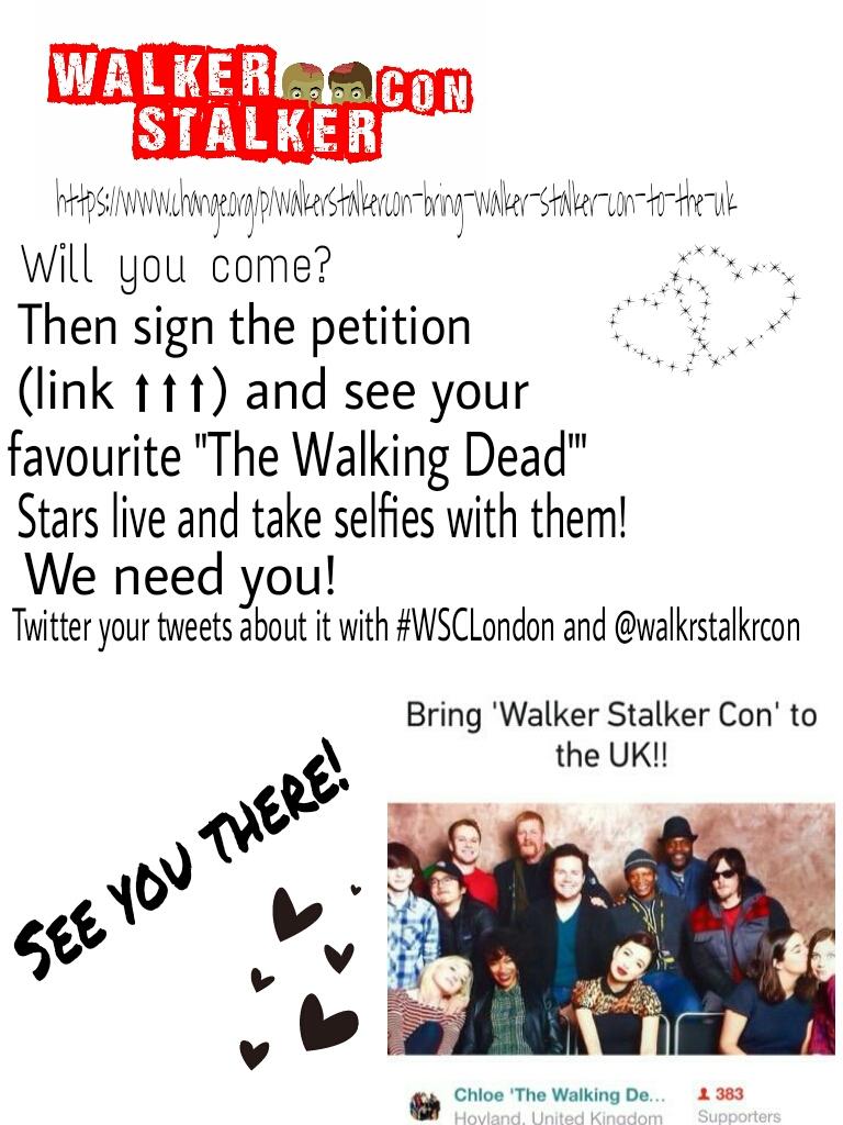 LostAngel_Beth's tweet photo. #WSCLondon @WalkrStalkrCon WE NEED YOU ALL! http://t.co/KJLK3h11Dn