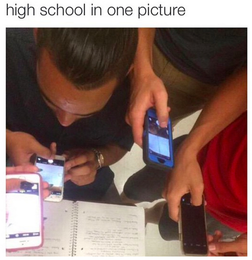 High School In One Picture 😂😂😂
