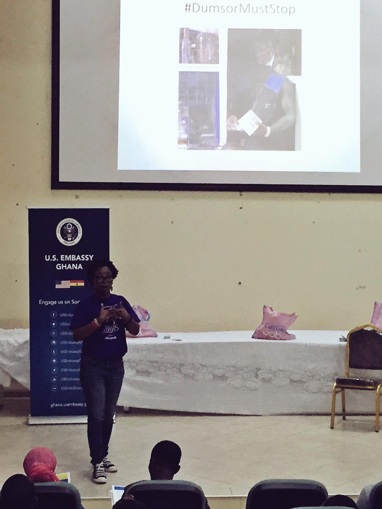 kajsaha's tweet image. Issues are low productivity due to dumsor, dust&amp;amp;chemical exposures, says @OyooQuartey #BlogCamp15 #socialmedia4good