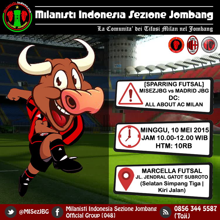 MISezJBG's tweet photo. [JOMBANG] SPARRING FUTSAL #MISezJBG vs #MadridJBG~ @MilanistiOrId http://t.co/g09jicMuNC