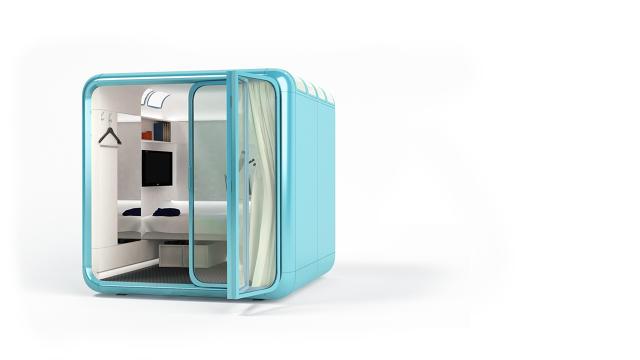 FastCompany's tweet photo. These pods are designed to let you live in your workspace during a big project http://t.co/2VwNbbxUVU http://t.co/bOLHrchU6e