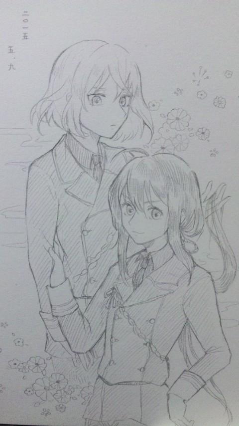 しらかさんにすけぶ頂いた………もう髪の毛…視線…最高にかわいい……………幸福……… 