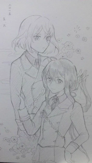 しらかさんにすけぶ頂いた………もう髪の毛…視線…最高にかわいい……………幸福……… 