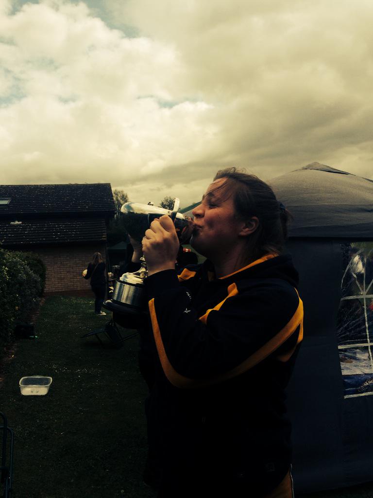 Stealing the trophy is one way to win I guess! <a href="/CambourneNetbal/">Cambourne Netball</a> #thief #gloryhogger