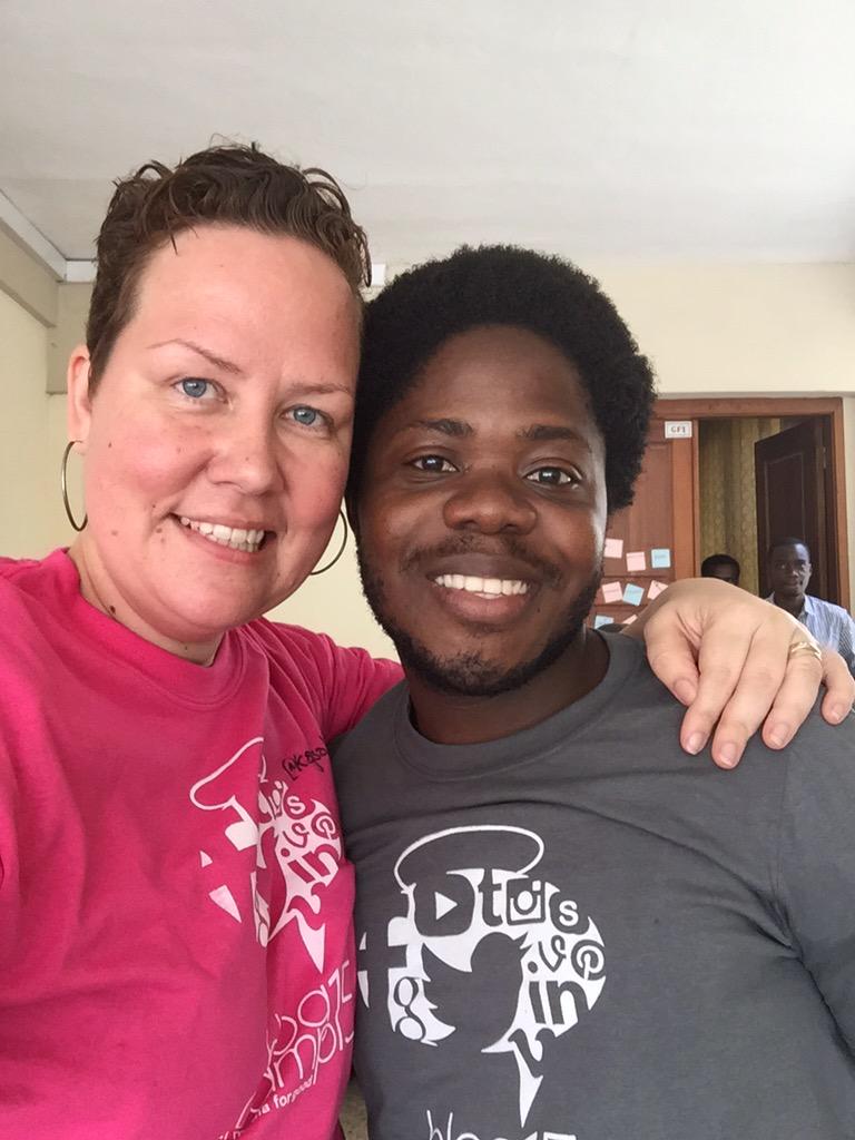 kajsaha's tweet image. Selfie with fellow director @nii_ayertey #BlogCamp15