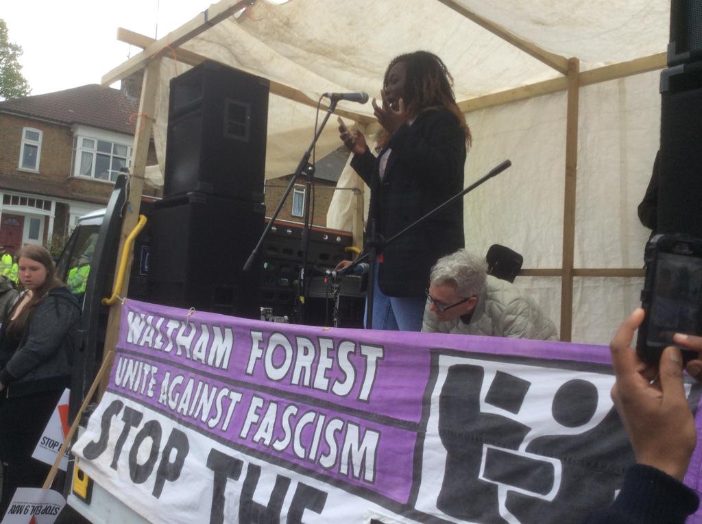 MsLadyPhyll's tweet photo. @BarbaraNtumy speaks from @nusconnect students #StopEDL #WeAreWalthamForest @uaf http://t.co/RnImn3Lvbd