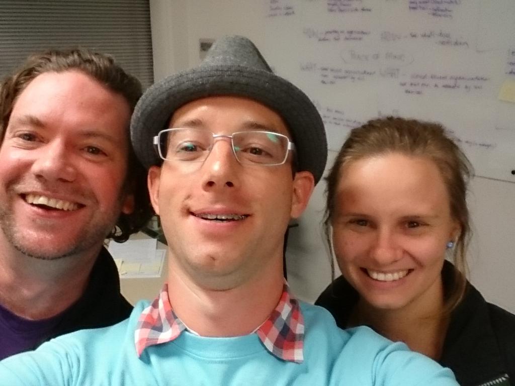 lukehumble's tweet photo. Team #HitchedIn happy they are going home to get some sleep #swsc2015 http://t.co/33z1dtItoc