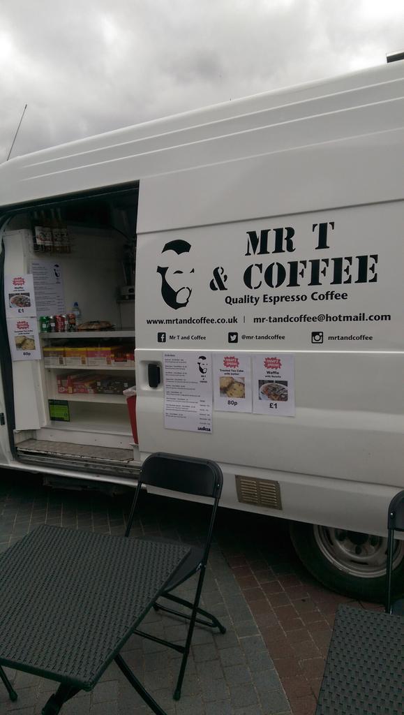 Here at the back of Aber Market, come and try the best coffee out of a van @LoveYFenni @abergavenny @VisitAberG