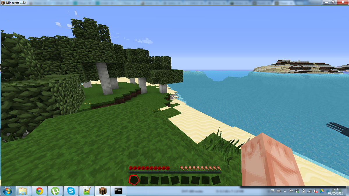 #screenshotsaturday My top played game, for sure #Minecraft #newworld #exciting #examstressrelief