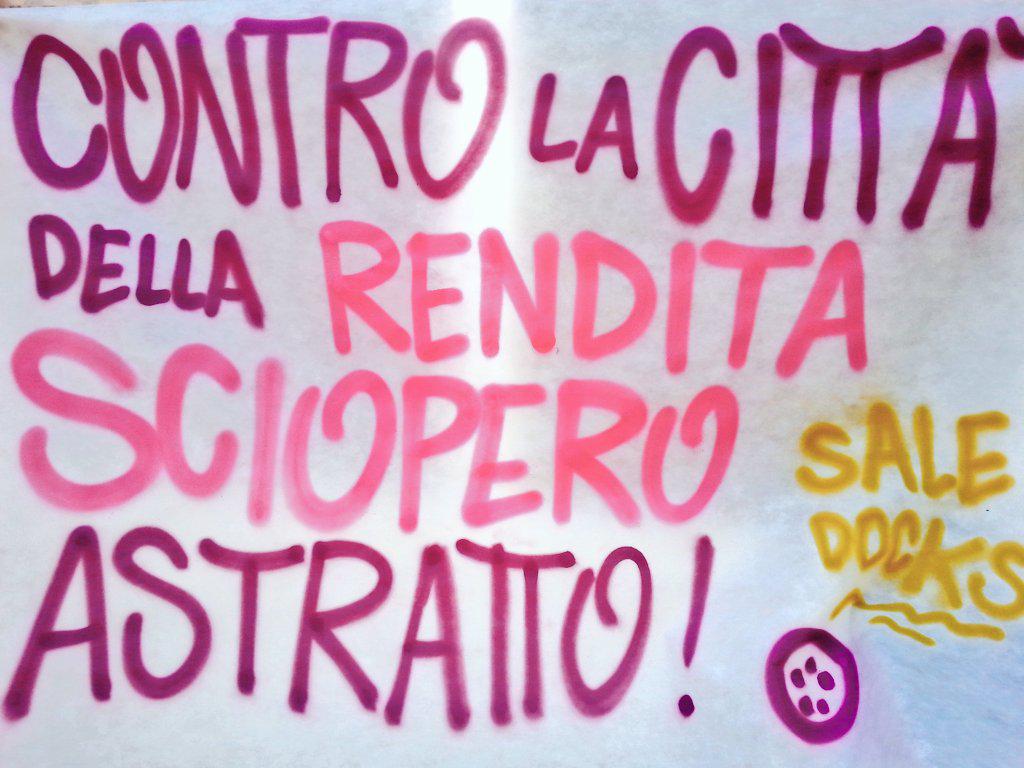 NoGrandiNaviVe's tweet photo. Si sta formando il concentramento a s.margherita #9m #nograndinavi #nograndiopere @global_project http://t.co/T0MwV3D2KB