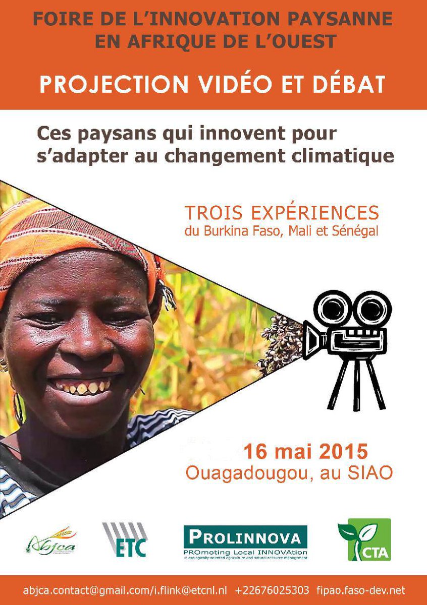16 Mai. #FIPAO15: Vidéos sur les innovations des agriculteurs qui adaptent au changement climatique! <a href="/CTAflash/">CTA</a> <a href="/ABJCA/">ABJCA</a>