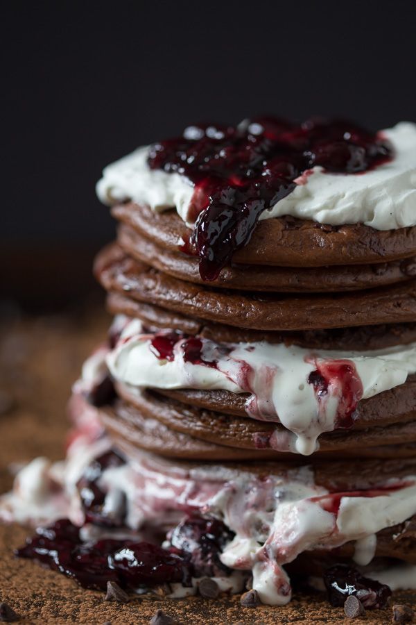 AngryGut's tweet photo. #GlutenFree Black Forest Pancakes recipe from @NutmegNanny! So glad #chocolate is still in my #diet! #IBS #foodie http://t.co/XSn6xVRYAE