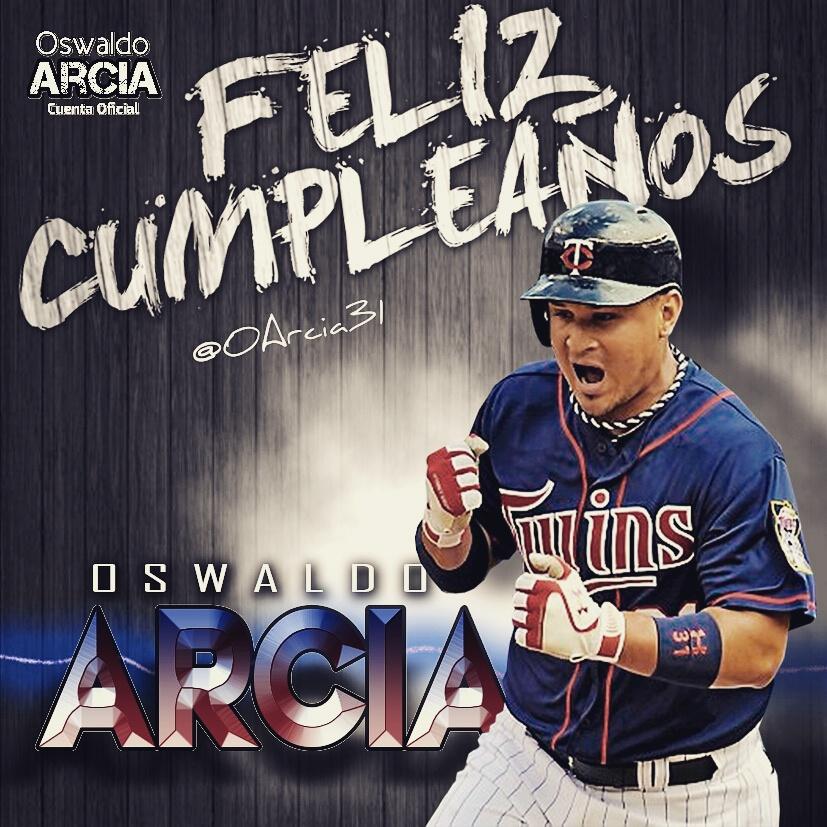 Feliz Cumpleaños <a href="/arciaoswaldo/">Oswaldo Arcia</a> 👍👍 Desde #ClubLaTribu nuestros mejores deseos al #KillerDeAnaco 😎