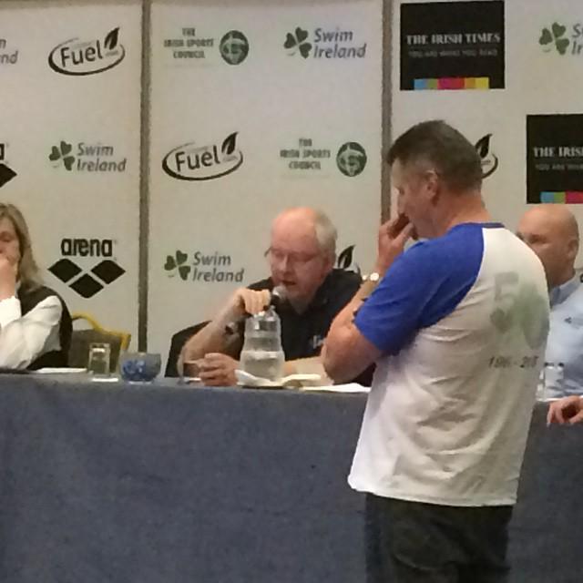 swimireland's tweet photo. Peter Banks started his aquatic life as a water polo player and is convinced that healthy … http://t.co/z4YNX8fBbV http://t.co/QGAtKVM6XU