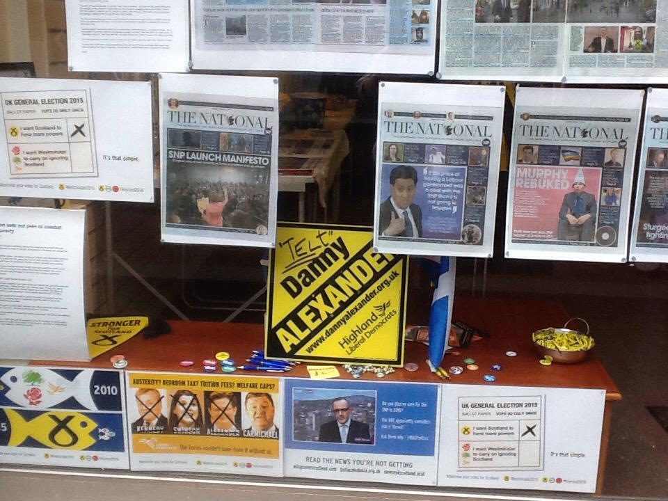 Yesinverness's tweet photo. What do you think about our new window poster? http://t.co/kz7WKKH7bA