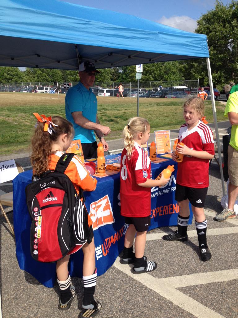 NCFC_Youth's tweet photo. Lots of activity at the @NCYouthSoccer #singercup! @skyzoneraleigh @DragonwingGirl @KrooExpress @SWEATXSPORT http://t.co/v44Tm2VbLc