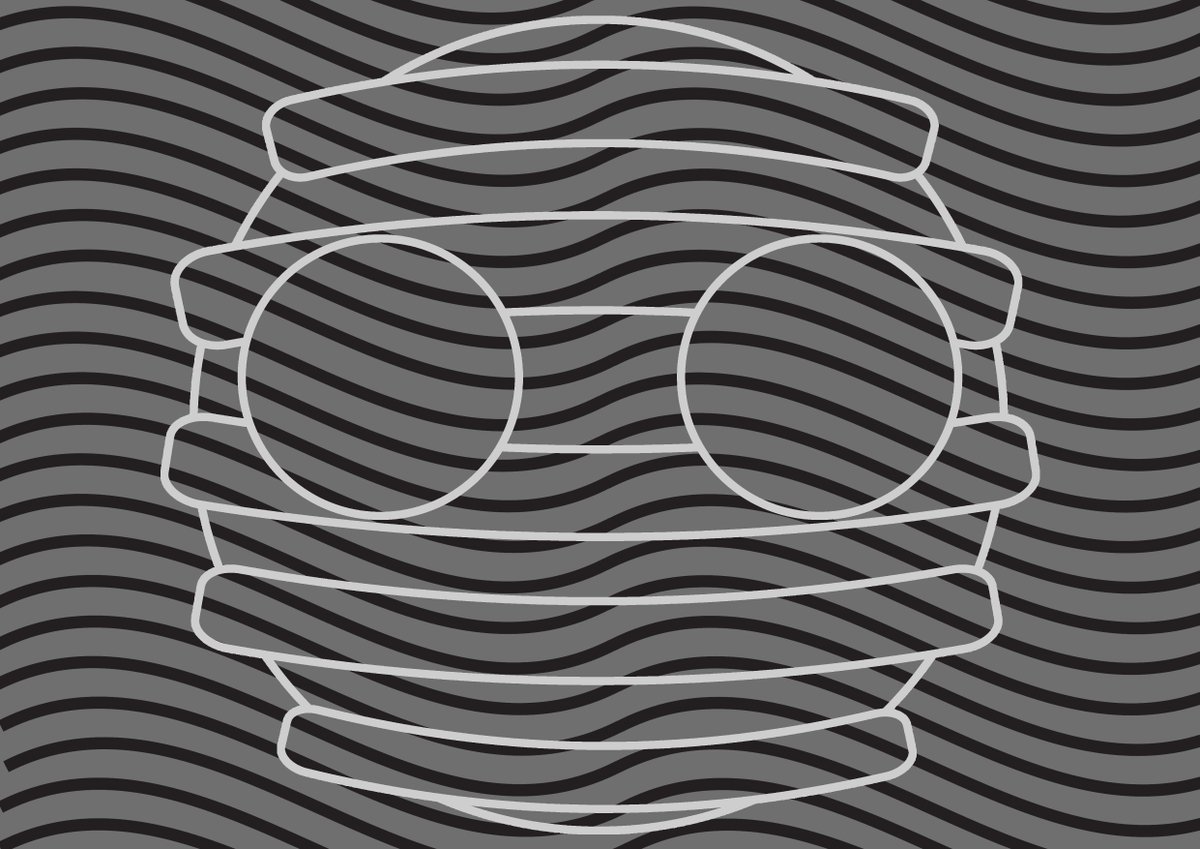 heavy_robot's tweet image. Line/Robot development inspired by Bridget Riley. #BridgetRiley