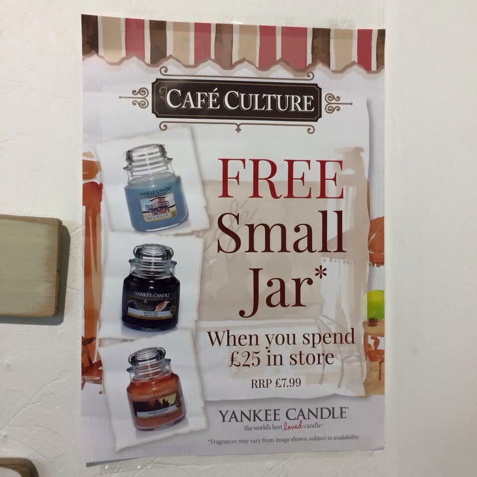 GiftGiftstore's tweet photo. Offer in store. Spend £25 on Yankee and receive one small jar in wild fig, amber moon or beach holiday. http://t.co/Kn2dmnyz3q