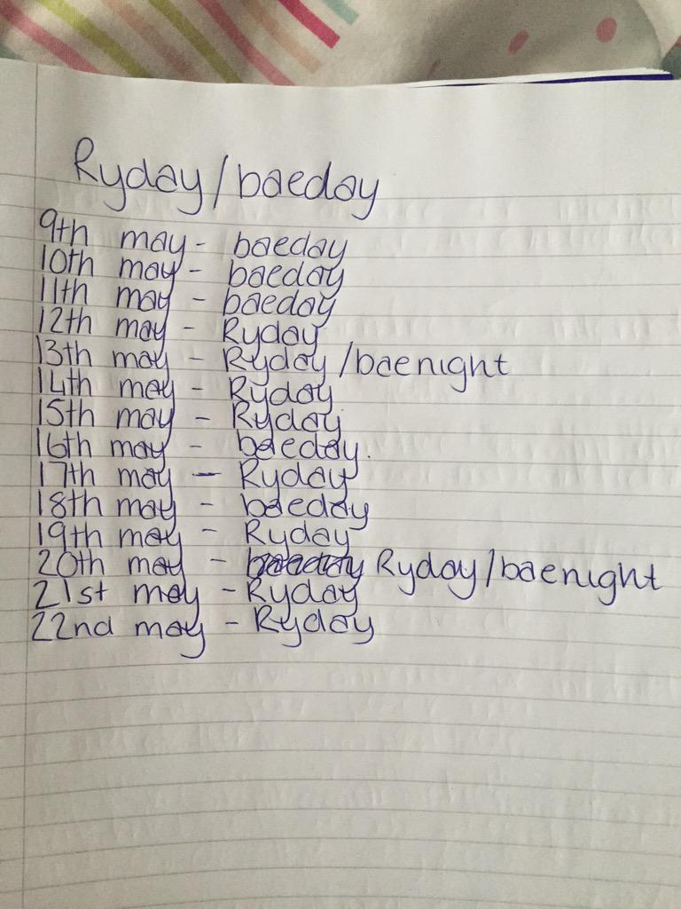 grant_fulton's tweet photo. The days am allowed to see Ryan and the days am no :S #psychogirlfriendproblems http://t.co/eoR0JUEqRi