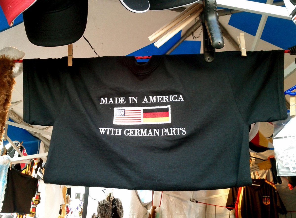 Maifest's tweet photo. Just like #Maifest2015 - Made in America with German parts. http://t.co/D59A4yMzJo