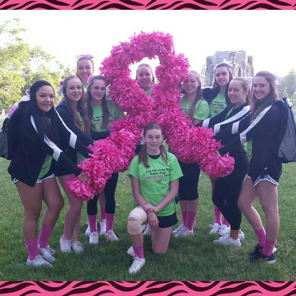Roseville Cheer on Twitter "Up early to support the Susan G Komen Race