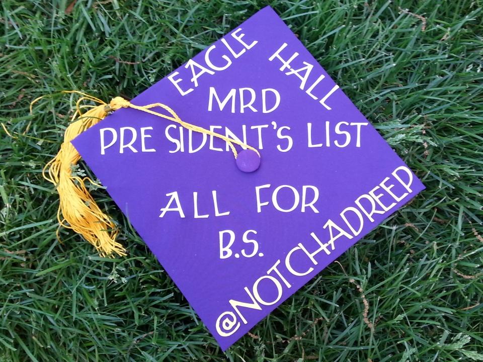 NotChadReep's tweet photo. Guess who graduated http://t.co/pYK8EK394G